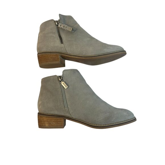 Blondo Villa Waterproof Chelsea Boots Size 8.5 Grey Suede Ankle Casual Winter - Picture 6 of 13